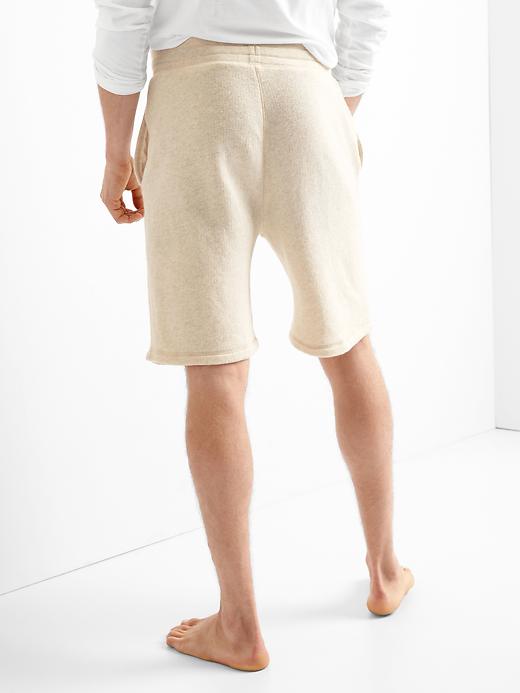 Image number 2 showing, French terry drawstring shorts