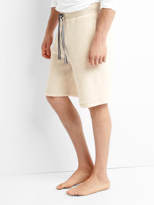 Image number 4 showing, French terry drawstring shorts