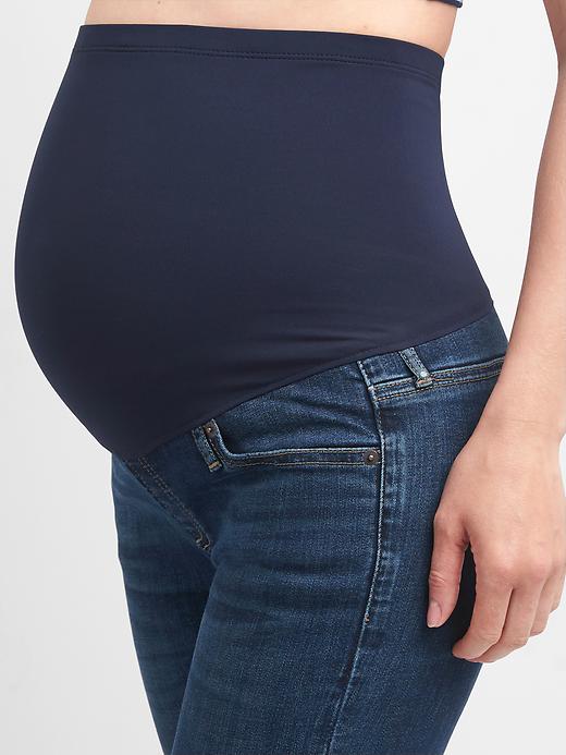 Image number 3 showing, Maternity full panel true skinny jeans