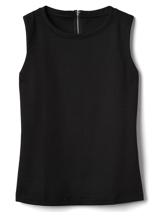Image number 6 showing, Sleeveless zip shell top