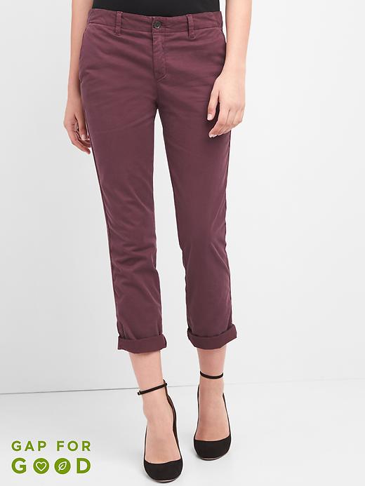 Image number 10 showing, Girlfriend Twill Stripe Chinos