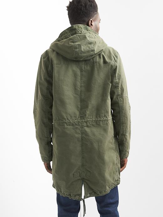 Image number 2 showing, Canvas fishtail parka