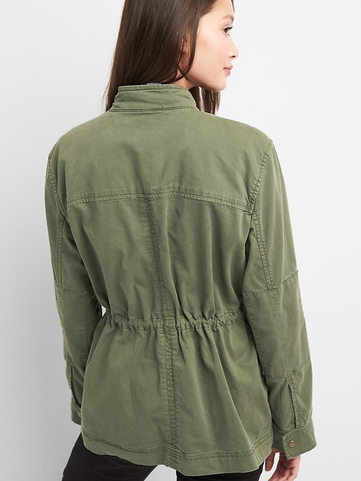 Image number 2 showing, Garment-dye utility jacket