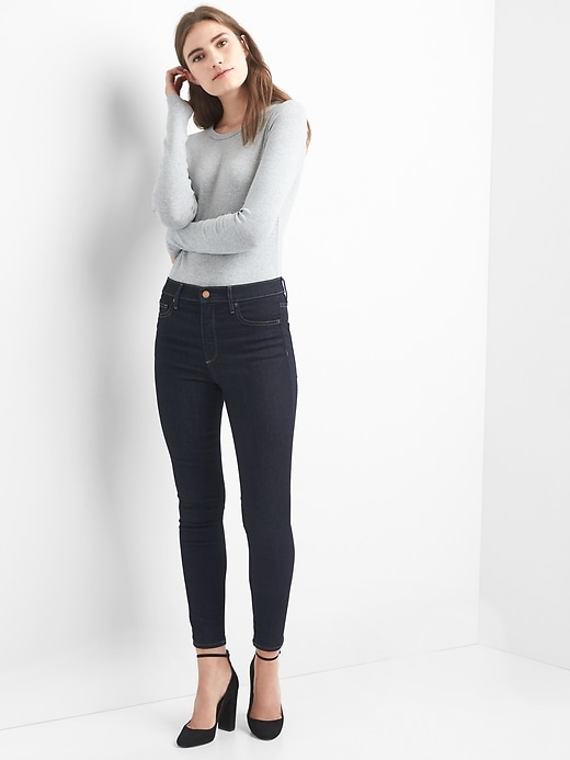 Image number 3 showing, Super High Rise True Skinny Jeans