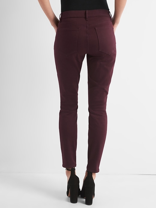 Image number 2 showing, Mid rise curvy true skinny jeans