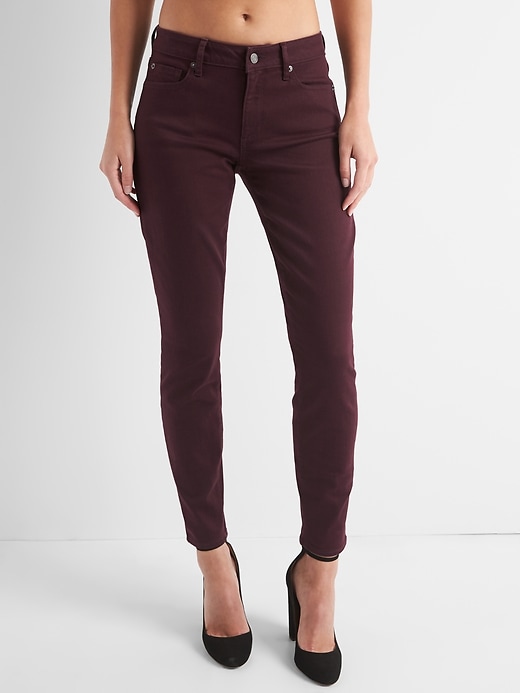 Image number 7 showing, Mid rise curvy true skinny jeans
