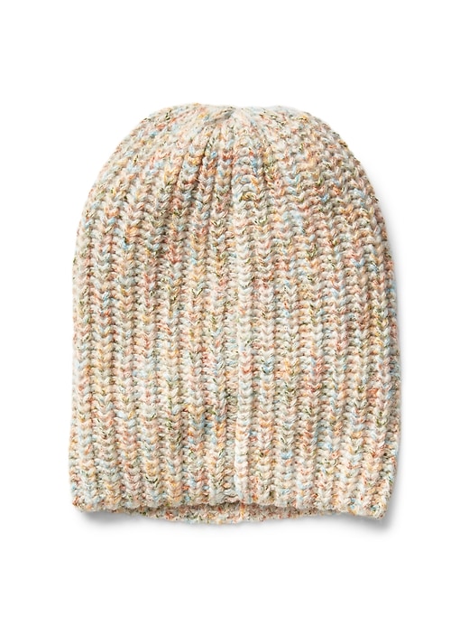 View large product image 1 of 1. Multicolor knit beanie