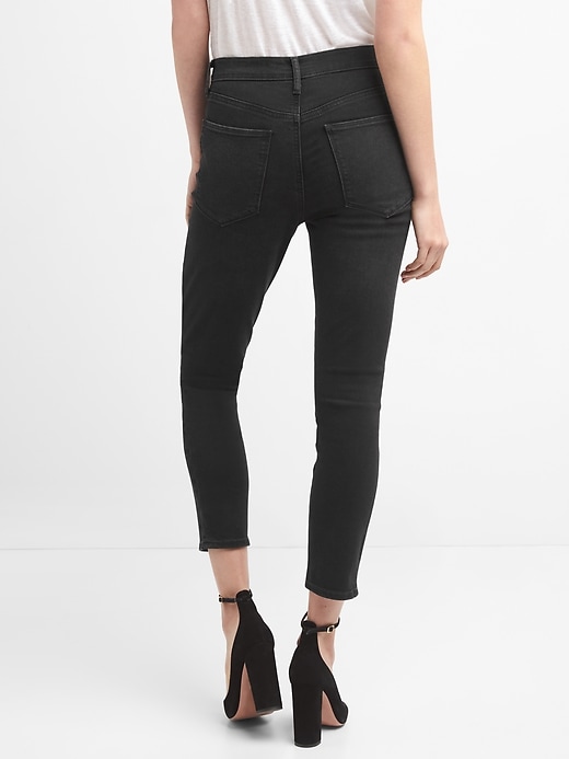 Image number 2 showing, Super high rise true skinny crop jeans