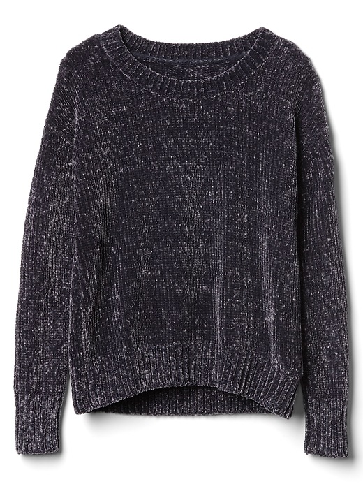 Image number 6 showing, Chenille crewneck sweater