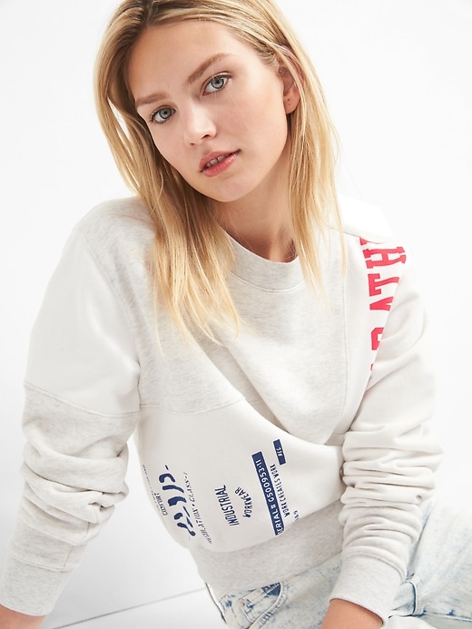 Image number 5 showing, Logo Remix Pullover Sweatshirt in French Terry