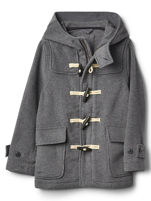 View large product image 1 of 1. Wool duffle coat