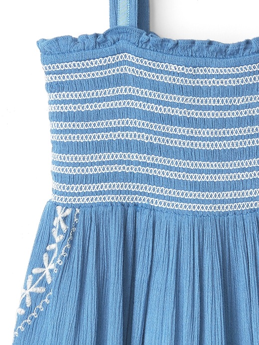 Image number 4 showing, Gap &#124 Sarah Jessica Parker Smocked Embroidery Dress