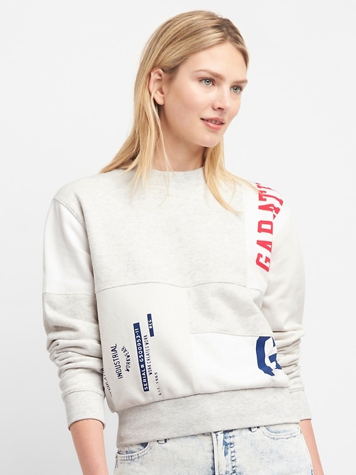 Image number 6 showing, Logo Remix Pullover Sweatshirt in French Terry