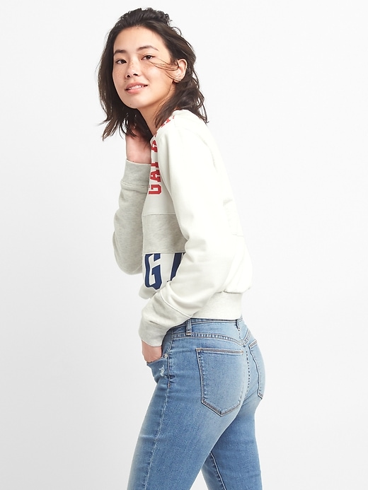 Image number 1 showing, Logo Remix Pullover Sweatshirt in French Terry