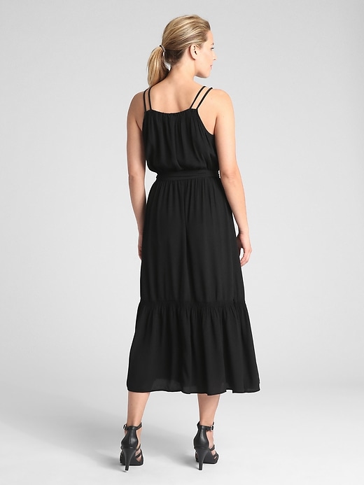Image number 2 showing, Strappy Tiered Midi Dress