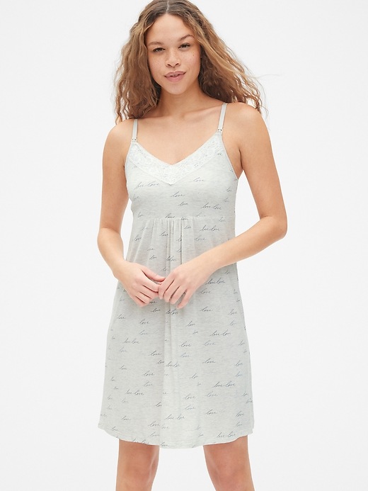 Image number 7 showing, Maternity Nursing Nightgown
