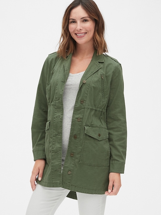 Image number 5 showing, Maternity Military Jacket