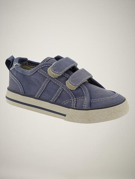 Image number 1 showing, Sun washed low-top sneakers