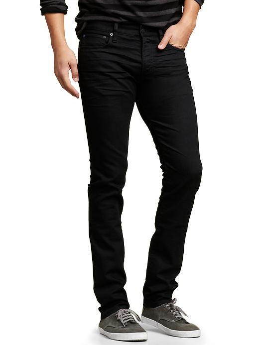 Image number 1 showing, 1969 super skinny fit jeans (black wash)