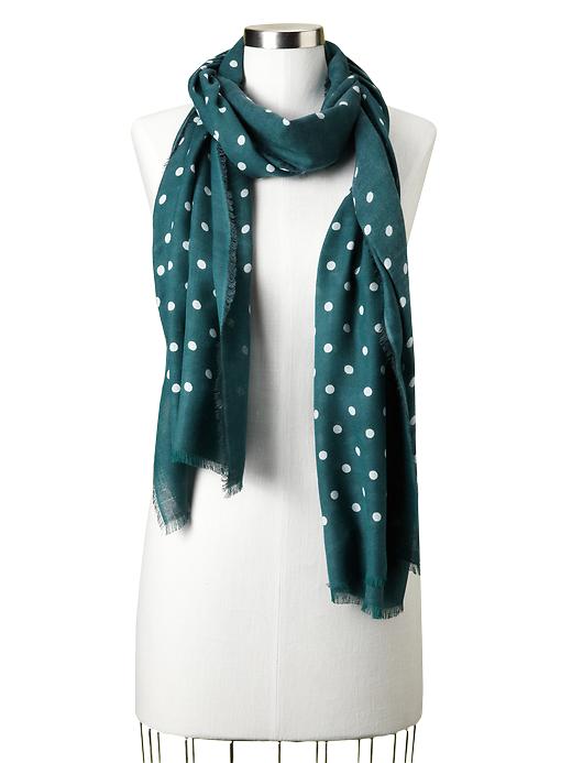 View large product image 1 of 1. Large dot scarf