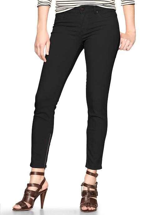 View large product image 1 of 1. 1969 ankle zip legging jeans