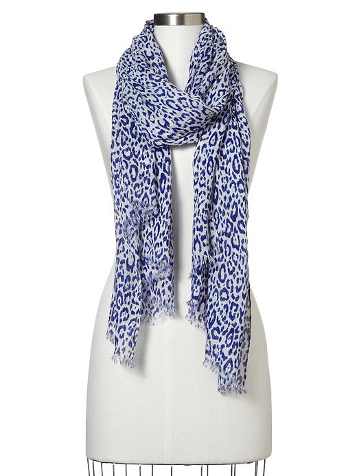 View large product image 1 of 1. Animal print scarf