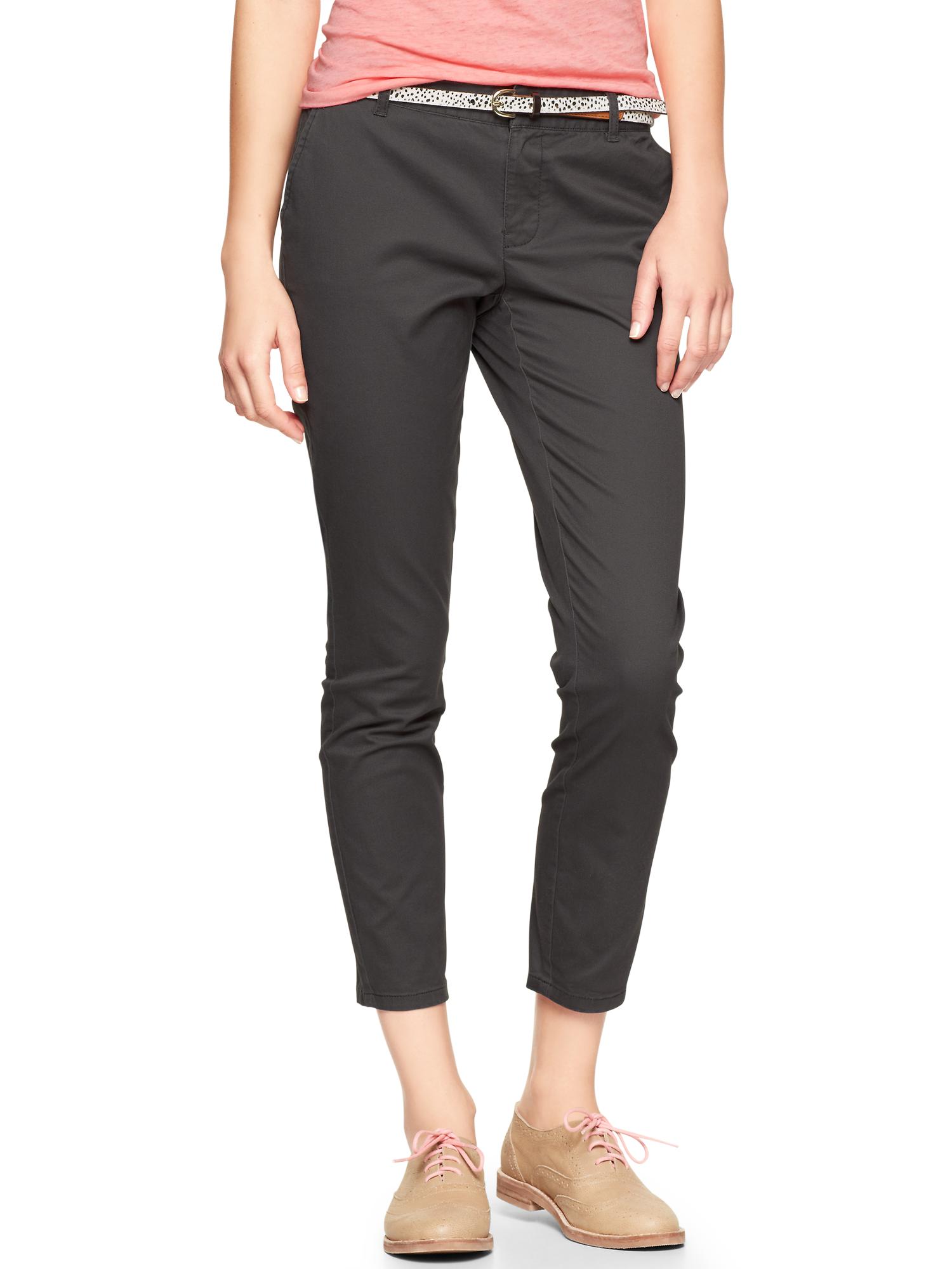 Skinny mini skimmer khakis Gap