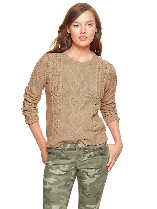 Image number 9 showing, Cable knit sweater