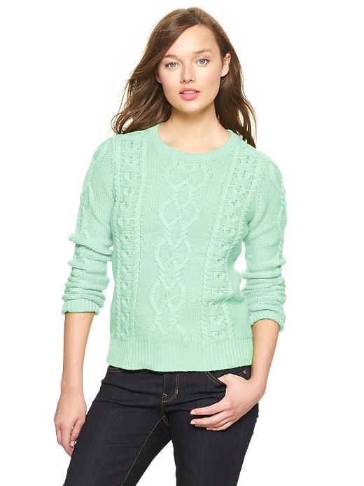 Image number 10 showing, Cable knit sweater