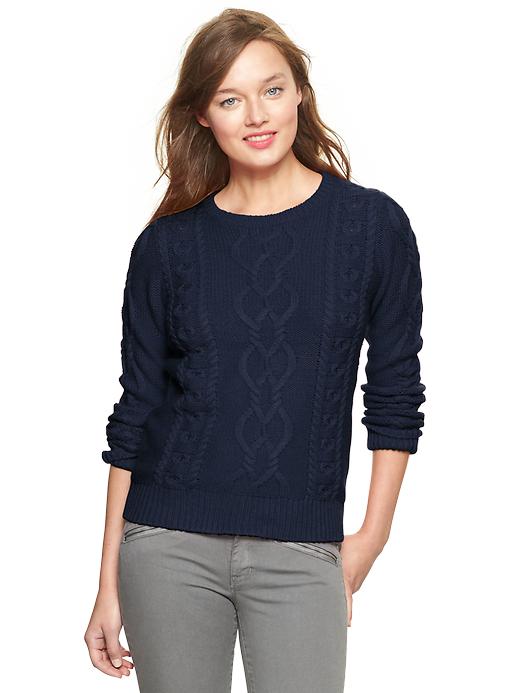 Image number 6 showing, Cable knit sweater