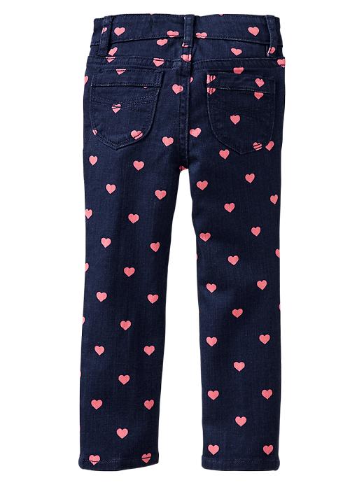 Image number 2 showing, Heart skinny jeans