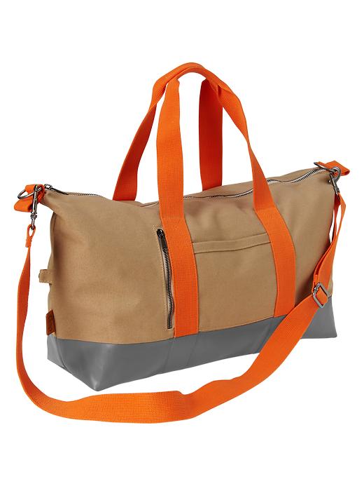 Image number 3 showing, Coated canvas travel tote