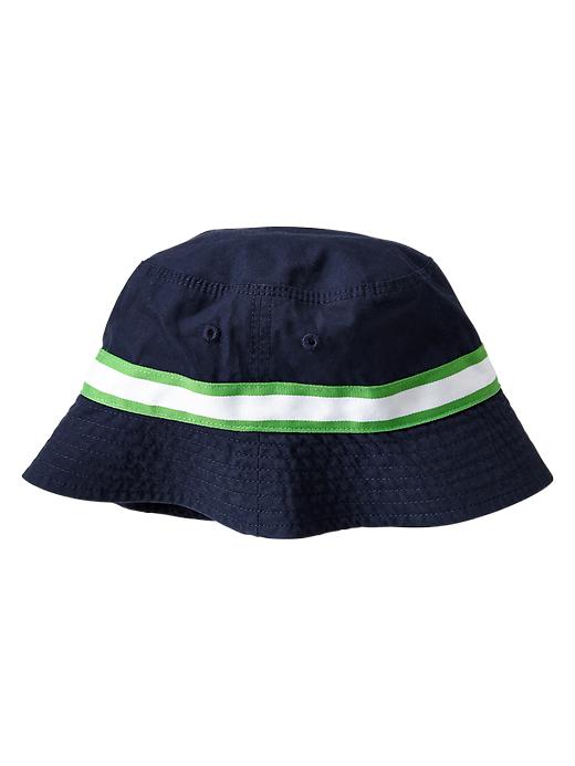 View large product image 1 of 1. Athletic stripe bucket hat