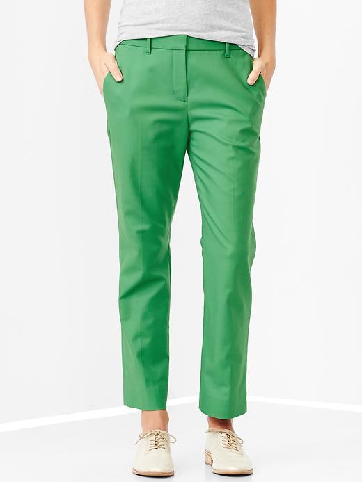 View large product image 1 of 1. Tailored crop pants