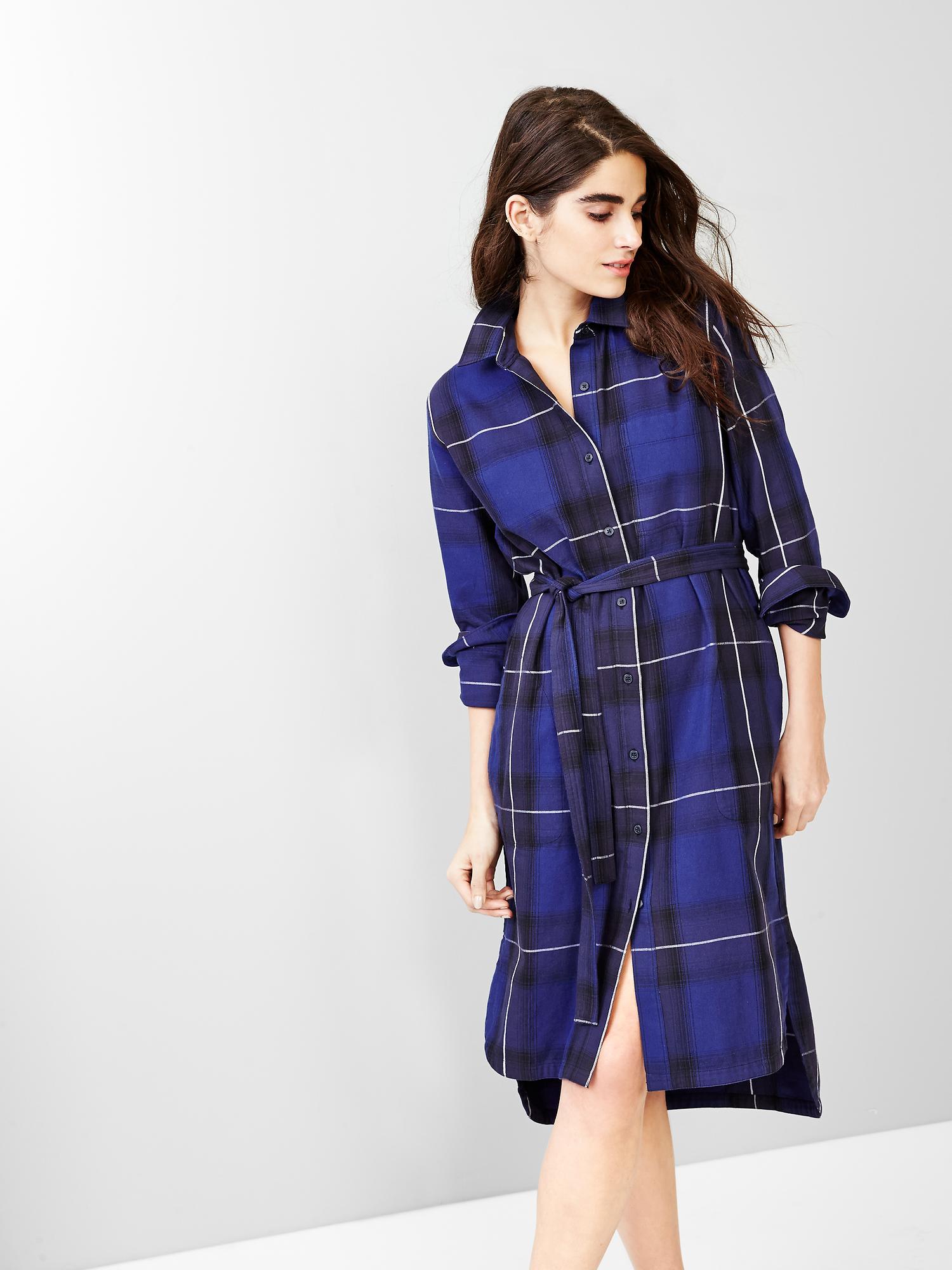 Plaid shirtdress | Gap