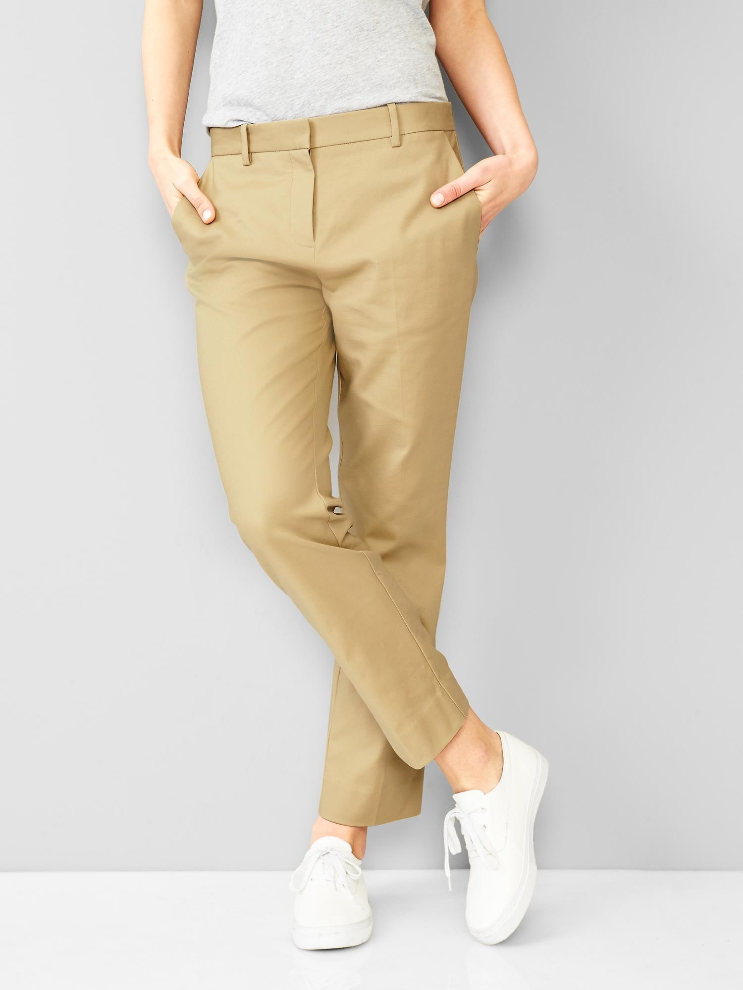 Tailored crop pants