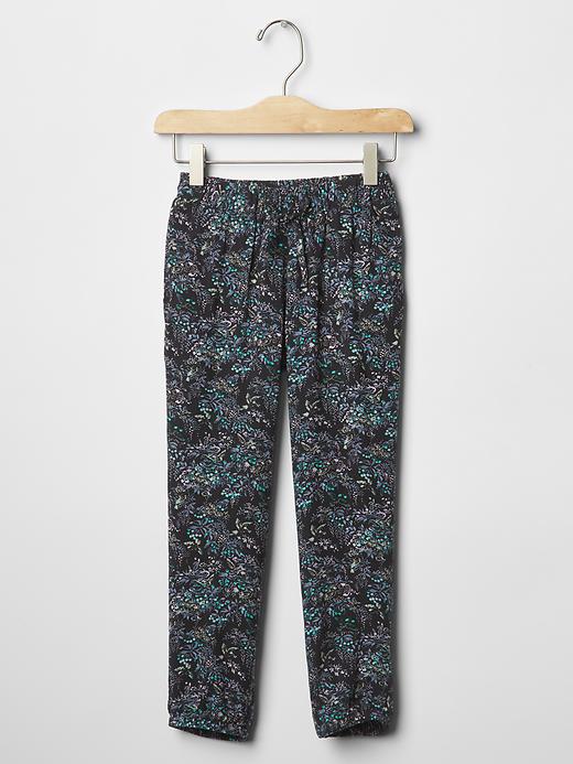 View large product image 1 of 1. Floral jogger pants