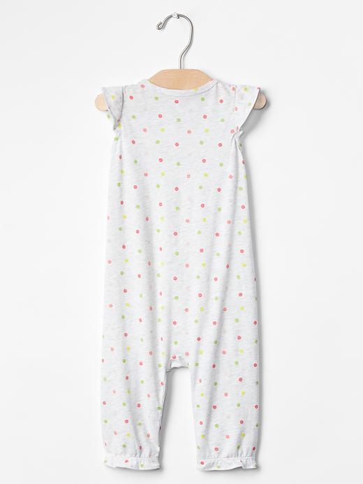 Image number 2 showing, Smocked dot one-piece