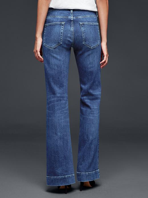 Image number 2 showing, 1969 medium indigo authentic flare jeans