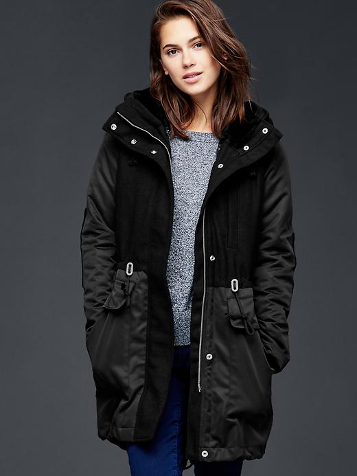 Image number 1 showing, Three-in-one parka jacket