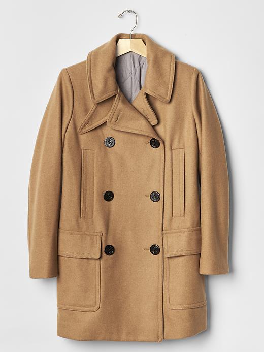Image number 5 showing, Wool peacoat
