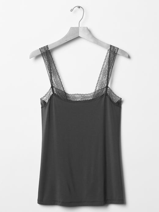 Image number 2 showing, Modal lace-trim cami