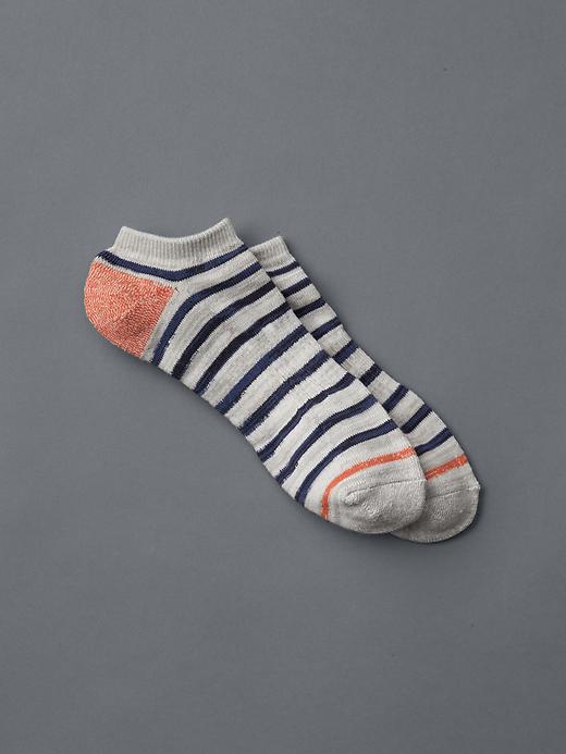 UPC 157868610138 - Gap Thin Stripe Ankle Socks - Heather grey ...