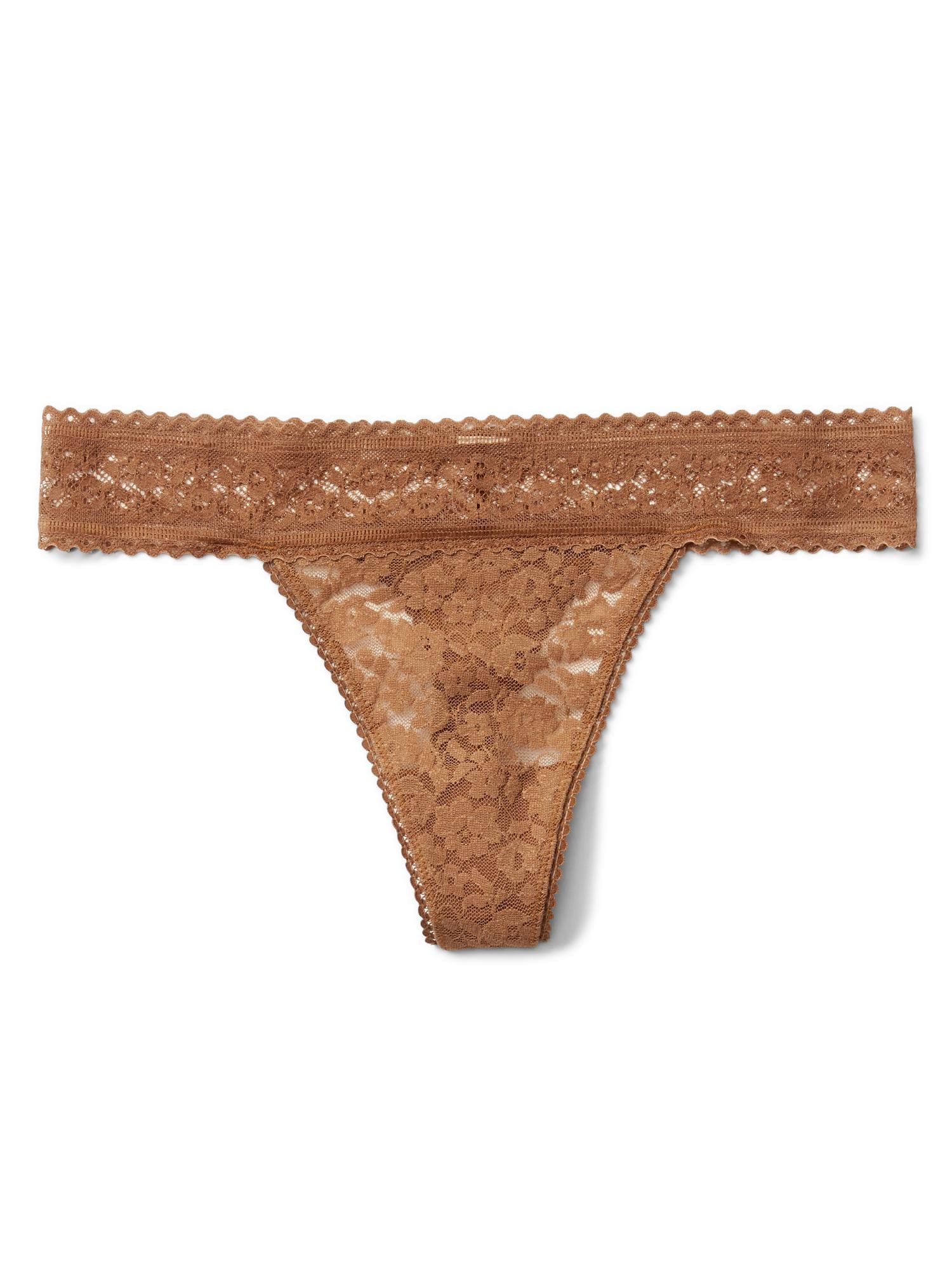 Supersoft lace thong