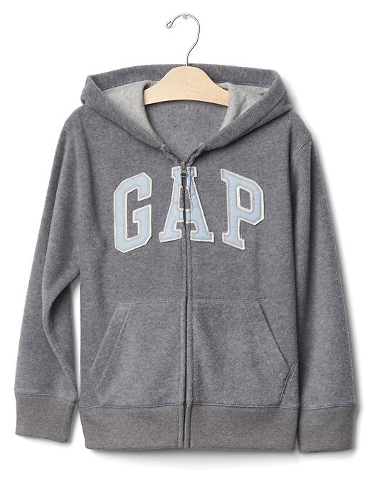 UPC 187530000004 - Gap Pro Fleece Logo Hoodie - Heather grey ...