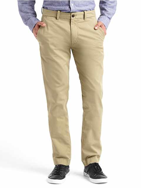 Everyday Khakis in Slim Fit with GapFlex