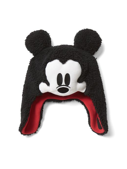 View large product image 1 of 1. babyGap &#124 Disney Baby Mickey Mouse cozy trapper hat