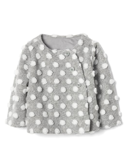 View large product image 1 of 3. Cozy polka dot jacket