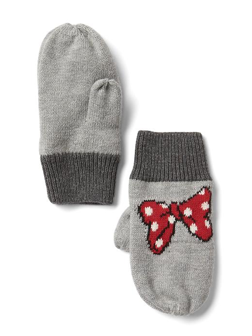 View large product image 1 of 1. babyGap &#124 Disney Baby Minnie Mouse intarsia mittens