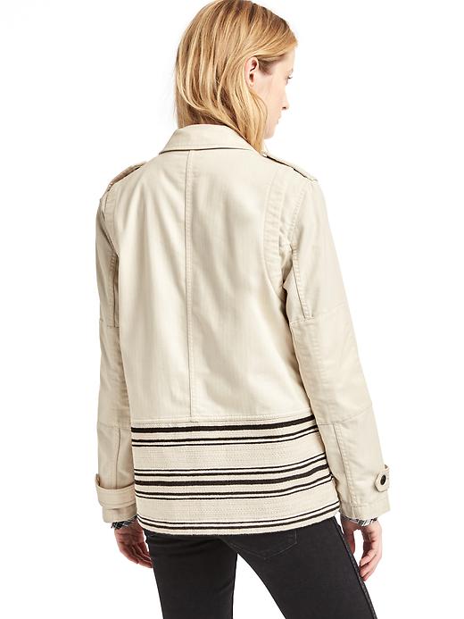 Image number 2 showing, Textured stripe utility jacket